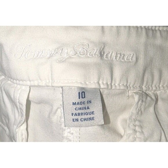 Tommy Bahama Boracay White Stretch Shorts 5.5” Inseam Women's Size 10 - Picture 5 of 6